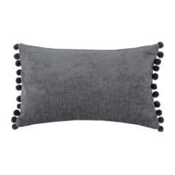 Chenille PomPom Boudoir Cushion 7 Chenille PomPom Boudoir Cushion -Home Decoration 30608549