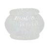 Ribbed Lustre Glass Tealight Holder -Home Decoration 30614332