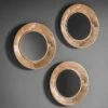 Set Of 3 Vienna Round Wall Mirrors -Home Decoration 30617452