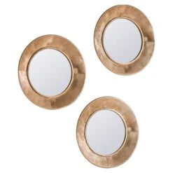 Set Of 3 Vienna Round Wall Mirrors -Home Decoration 30617452 alt02