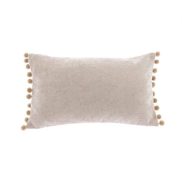 Chenille PomPom Boudoir Cushion 4 Chenille PomPom Boudoir Cushion - Image 2