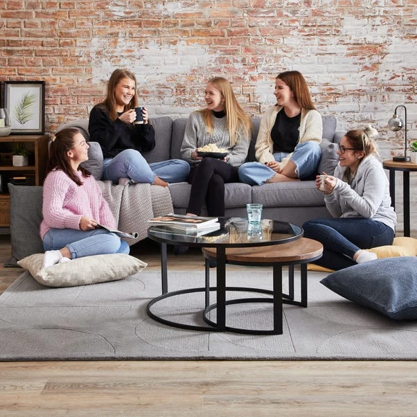 Easton Dobby Floor Cushion 8 Easton Dobby Floor Cushion - Image 6