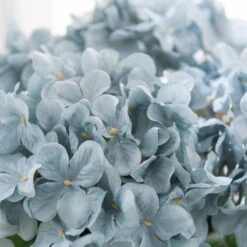 Artificial Teal Hydrangeas In Ceramic Plant Pot 9 Artificial Teal Hydrangeas In Ceramic Plant Pot -Home Decoration 30687465 alt03