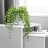 Artificial Trailing Plant In White Footed Plant Pot 2 Artificial Trailing Plant In White Footed Plant Pot -Home Decoration 30717962