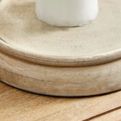 Churchgate Wood Glass Hurricane Candle Holder -Home Decoration 30727068 alt02