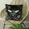 Midnight Garden Bee Cushion