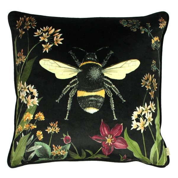 Midnight Garden Bee Cushion 4 Midnight Garden Bee Cushion - Image 2