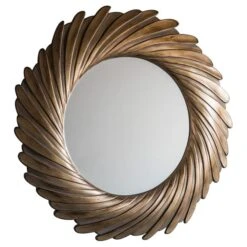 Iskra Swept Round Wall Mirror -Home Decoration 30763513 alt02