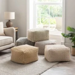 Jersey Bobble Pouffe 34 Jersey Bobble Pouffe -Home Decoration 30766329 alt05
