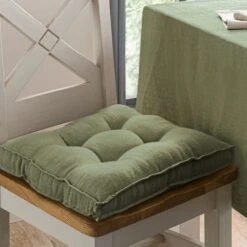 Cartmel Linen Seat Pad -Home Decoration 30768980