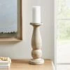 Churchgate Turned Wood Candlestick 1 Churchgate Turned Wood Candlestick -Home Decoration 30780849