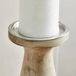 Churchgate Turned Wood Candlestick -Home Decoration 30780849 alt02
