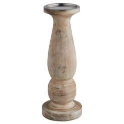 Churchgate Turned Wood Candlestick -Home Decoration 30780849 alt04