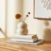 Speckled White Sand Ceramic Bud Vase -Home Decoration 30796618