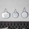 Set Of 3 Raphine Hanging Wall Mirrors -Home Decoration 30798706