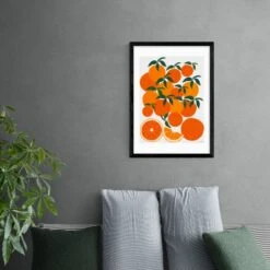 East End Prints Orange Harvest Print -Home Decoration 30805810
