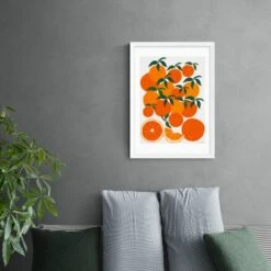 East End Prints Orange Harvest Print -Home Decoration 30806002