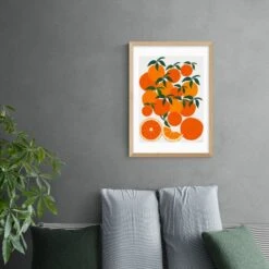 East End Prints Orange Harvest Print -Home Decoration 30806005