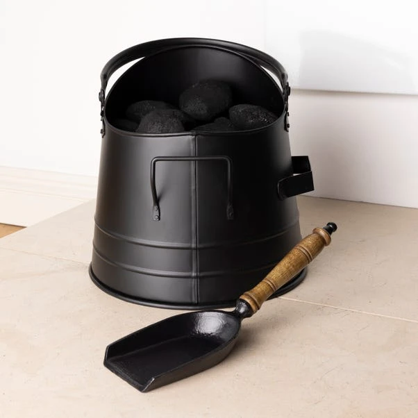 Snug - Fireside Alder Iron Coal Bucket & Shovel Set 4 Snug - Fireside Alder Iron Coal Bucket & Shovel Set - Image 2