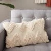 Tufted Zig Zag Cotton Cushion Cover -Home Decoration 30826657