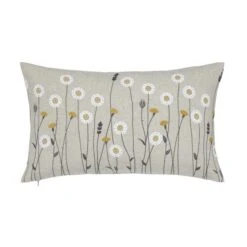 Scandi Floral Grey Cushion Cover 9 Scandi Floral Grey Cushion Cover -Home Decoration 30826658 alt02