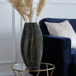 Palm Leaf Ceramic Vase 11 Palm Leaf Ceramic Vase -Home Decoration 30827857