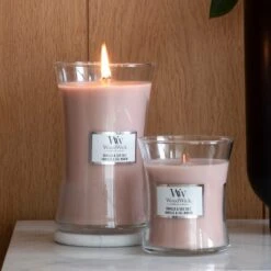 Woodwick Vanilla & Sea Salt Large Hourglass Crackle Candle -Home Decoration 30836718 alt01