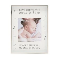 Bambino Metal Plated Moon & Back Photo Frame -Home Decoration 30836843 alt01