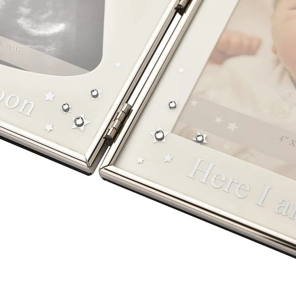 Bambino Silver Effect 'Here I Am' Double Scan Frame 5 Bambino Silver Effect 'Here I Am' Double Scan Frame - Image 3
