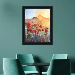 The Art Group Poppies Framed Print