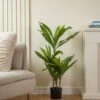 Artificial Real Touch Dracaena Tree In Black Plant Pot -Home Decoration 30860951