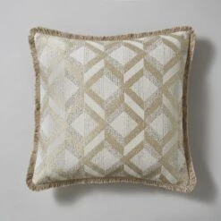 Luxury Jacquard Geometric Square Cushion -Home Decoration 30863708 alt01