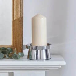 Wide Pillar Candle Holder -Home Decoration 30863989 alt01