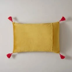 Flamingo Embroidery Cushion Chartreuse -Home Decoration 30864079 alt03