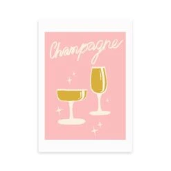 East End Prints Champagne Framed Print -Home Decoration 30865051 alt01