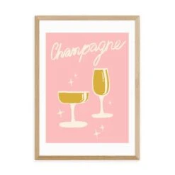 East End Prints Champagne Framed Print -Home Decoration 30865057 alt01