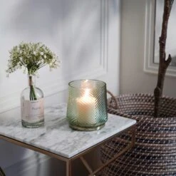 Elm Embossed Candle Holder -Home Decoration 30867660 alt01