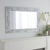 Luxe Tiled Rectangle Overmantel Wall Mirror -Home Decoration 30868869
