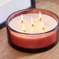 Sugared Raspberry Large Multi Wick Candle -Home Decoration 30870994 alt02