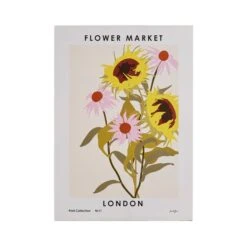 Flower Market London Poster -Home Decoration 30873344 alt02