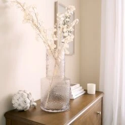 Dimpled Glass Vase -Home Decoration 30877715