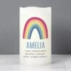 Personalised Rainbow LED Candle -Home Decoration 30878389
