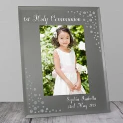 Personalised Classic Diamante Glass Portrait Photo Frame -Home Decoration 30880883 alt04
