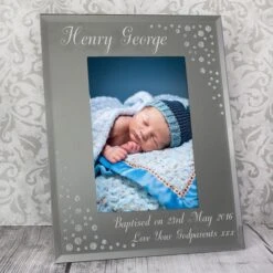 Personalised Classic Diamante Glass Portrait Photo Frame -Home Decoration 30880883 alt05