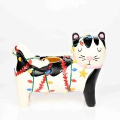 Raspberry Blossom Cat Shaped Candle Holder 13 Raspberry Blossom Cat Shaped Candle Holder -Home Decoration 30885680 alt04