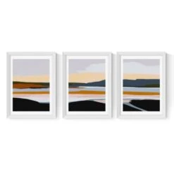 East End Prints Peaceful Calm Of Evening Triptych Print Set By Ana Rut Bre -Home Decoration 30891992 alt01