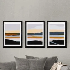 East End Prints Peaceful Calm Of Evening Triptych Print Set By Ana Rut Bre -Home Decoration 30891994