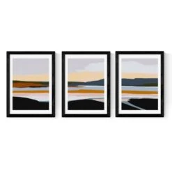 East End Prints Peaceful Calm Of Evening Triptych Print Set By Ana Rut Bre -Home Decoration 30891994 alt01