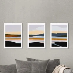 East End Prints Peaceful Calm Of Evening Triptych Print Set By Ana Rut Bre -Home Decoration 30891997