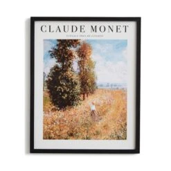 Paysage Pres De Giverny By Claude Monet Framed Print -Home Decoration 30892084 alt02